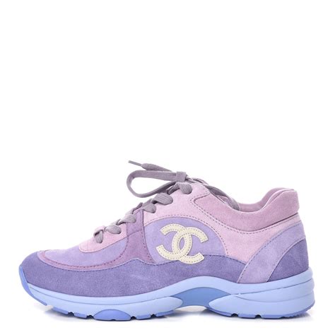 chanel purple shoes